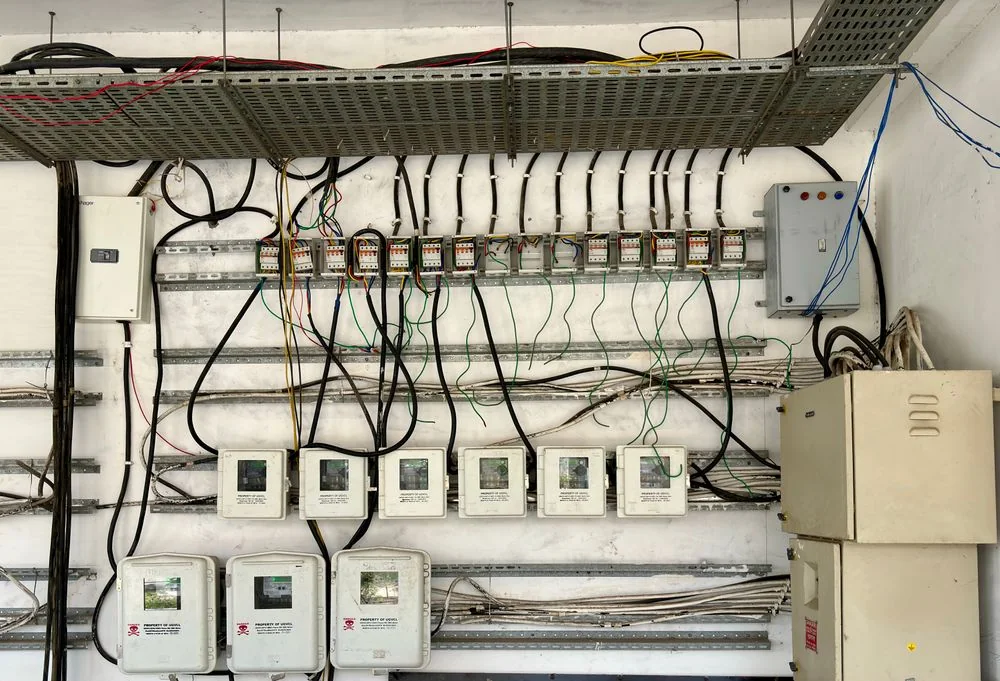 Quadro de luz e fiação